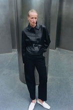 Load image into Gallery viewer, St Agni Leather minimal Jacket