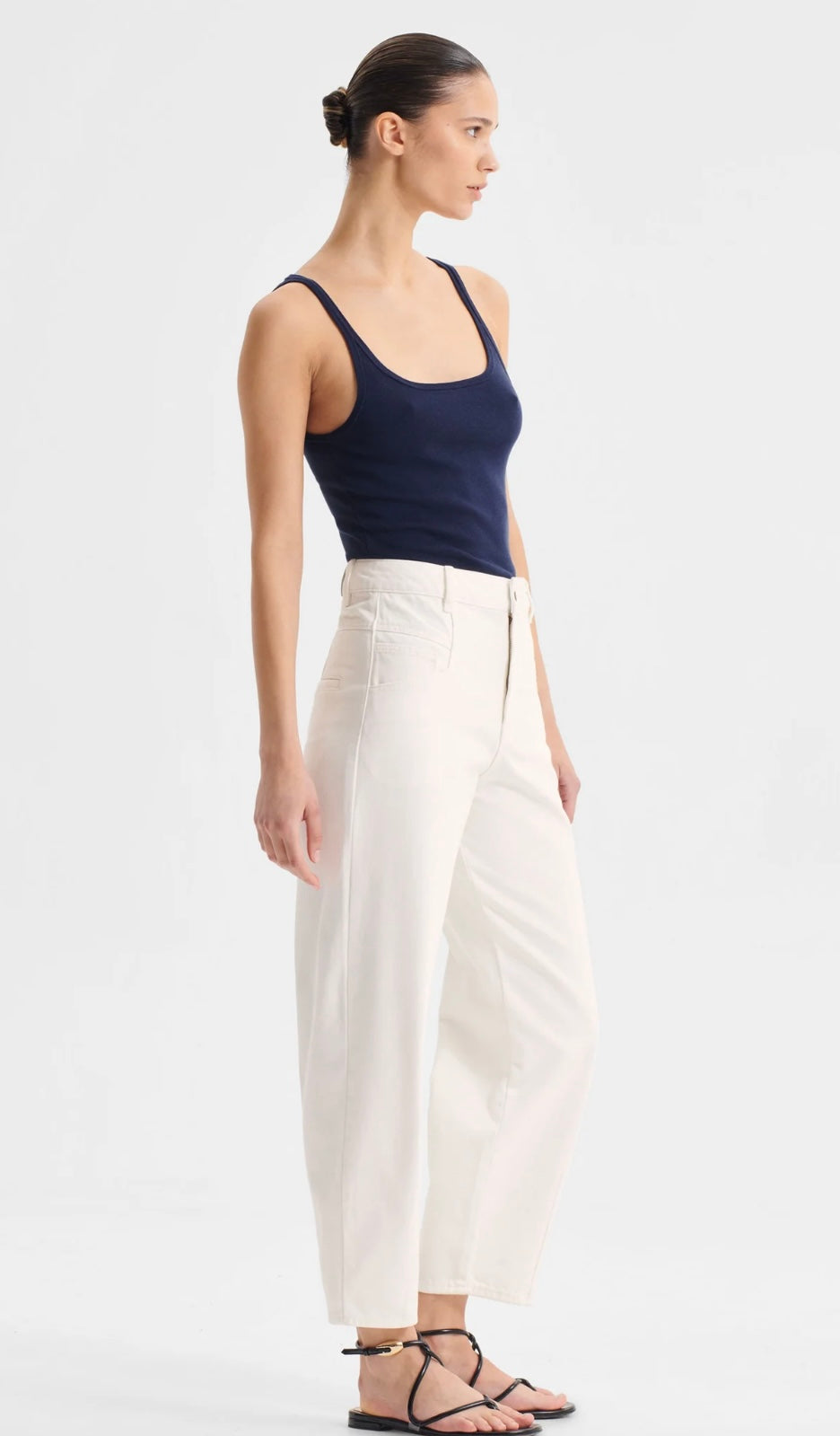 Morrison George Knit Navy Tank