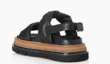 Load image into Gallery viewer, Alias Mae Vee Black Leather Sandals