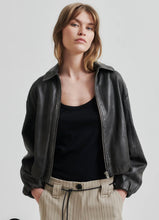 Load image into Gallery viewer, Second Female Lato Leather bomber jacket