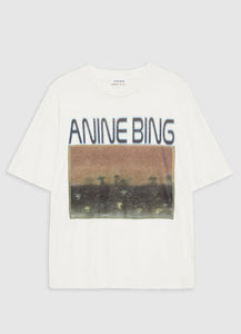 Anine Bing Cade Tee Mushroom Off White