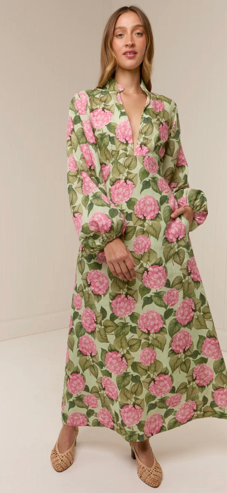 Palm Noosa Elodie Dress Pink Jardin