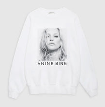 Load image into Gallery viewer, Anine Bing Ramona Sweatshirt Kate Moss - White