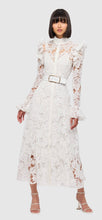 Load image into Gallery viewer, Leo Lin Aliyah Butterfly Midi Dress in White