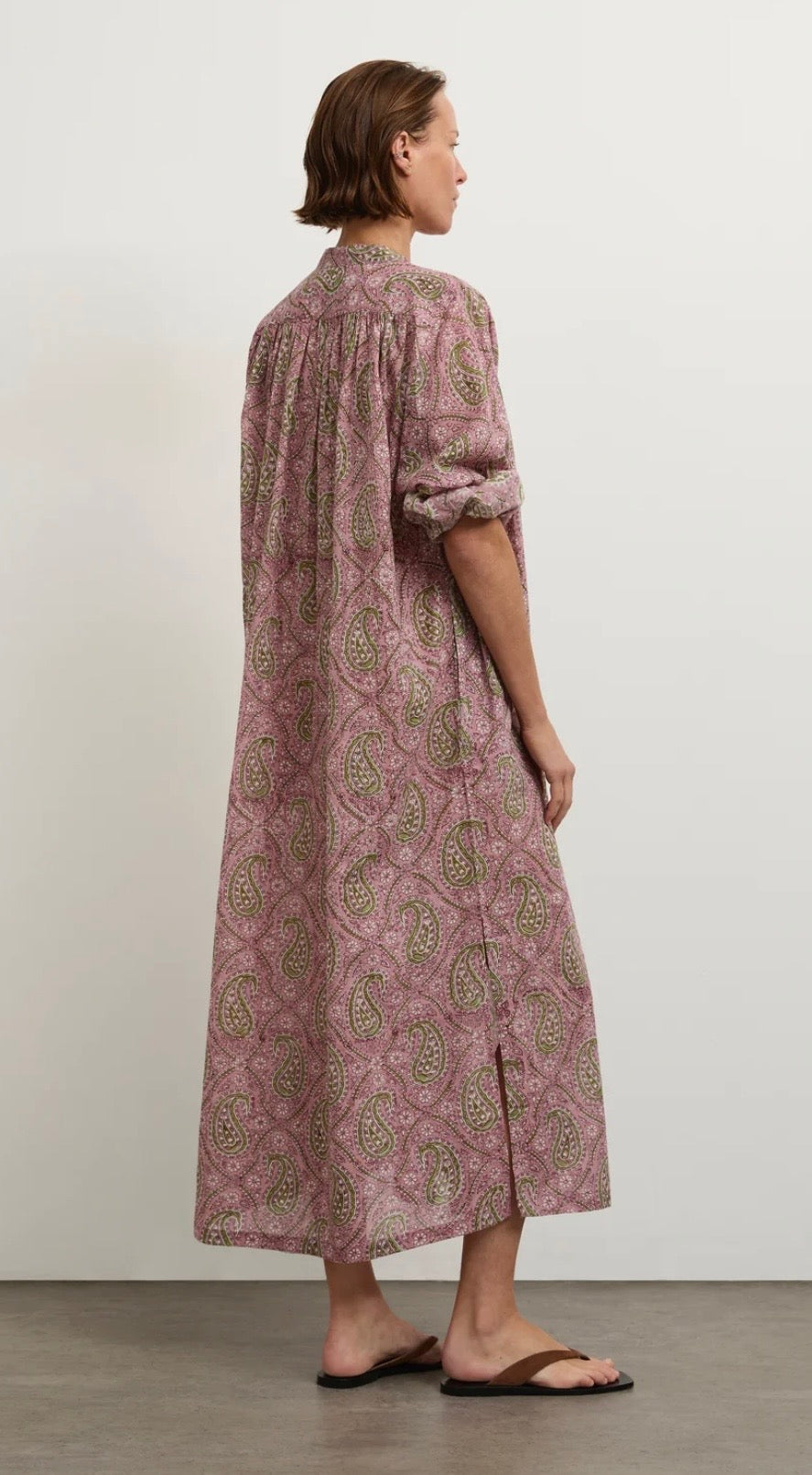 Villu Paradise Dress in Pink Paisley
