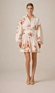 ByTiMo Linen Shirtdress Botanical