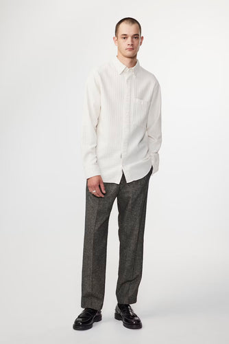 NN07 Cohen Dobby Weave Shirt Off White