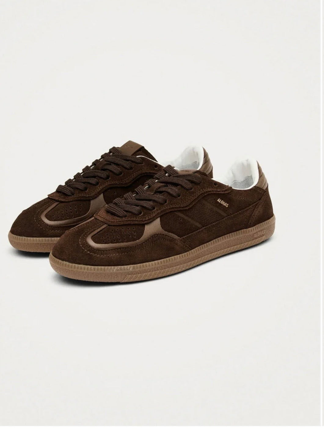 Alohas Rife Chocolate Brown Leather Sneaker