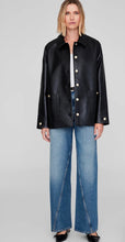 Load image into Gallery viewer, Anine Bing Luca Jacket - Black Recycled Leather