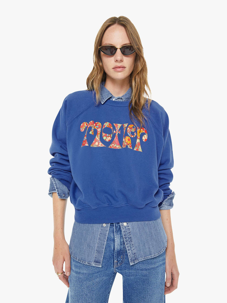 Mother The Concert Sweatshirt in Petal Power
