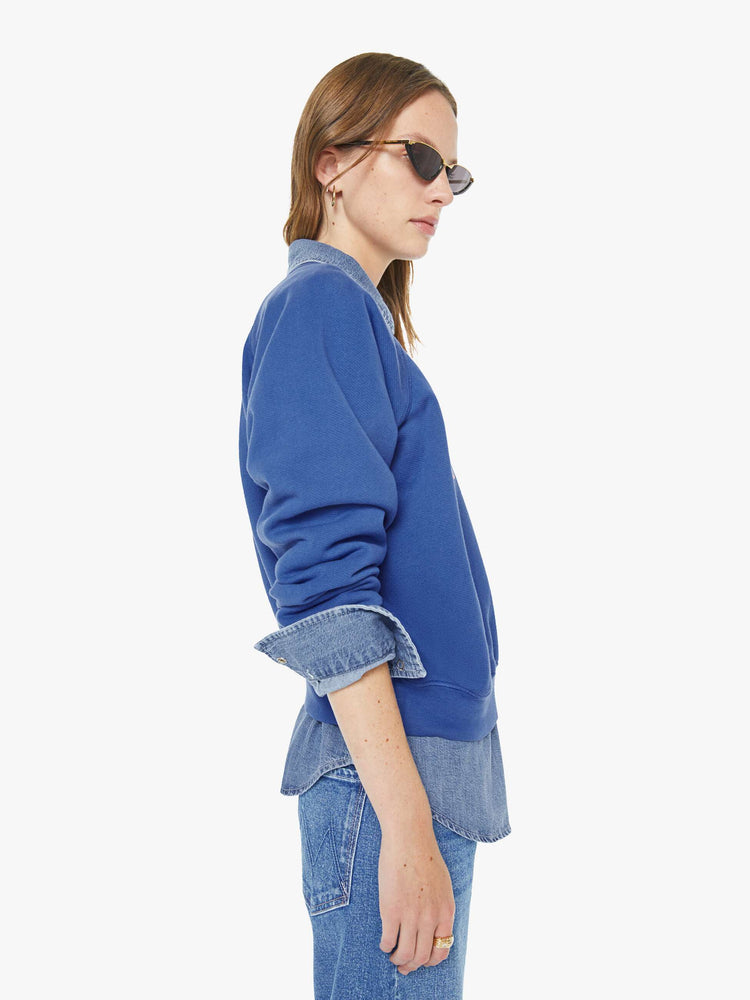 Mother The Concert Sweatshirt in Petal Power