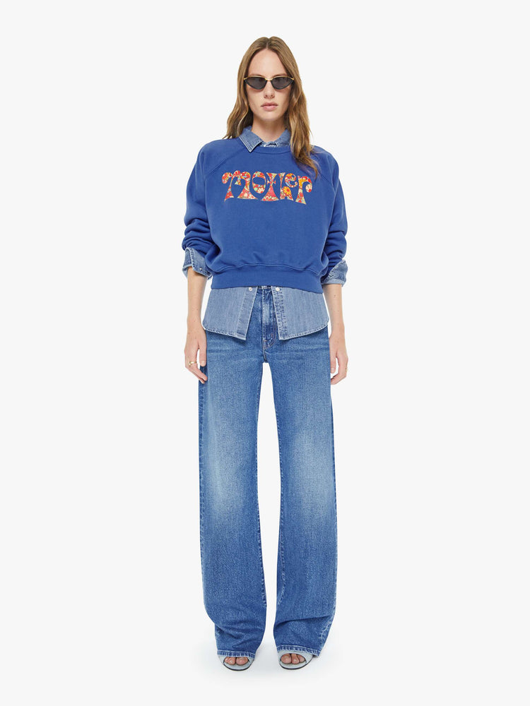 Mother The Concert Sweatshirt in Petal Power