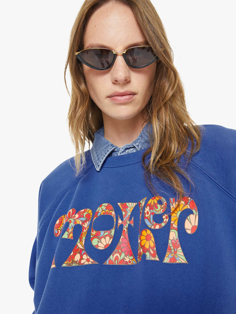 Mother The Concert Sweatshirt in Petal Power