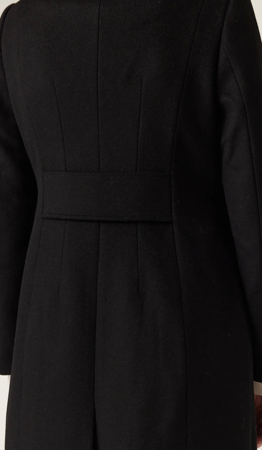 Cable - Eton Wool Coat Black