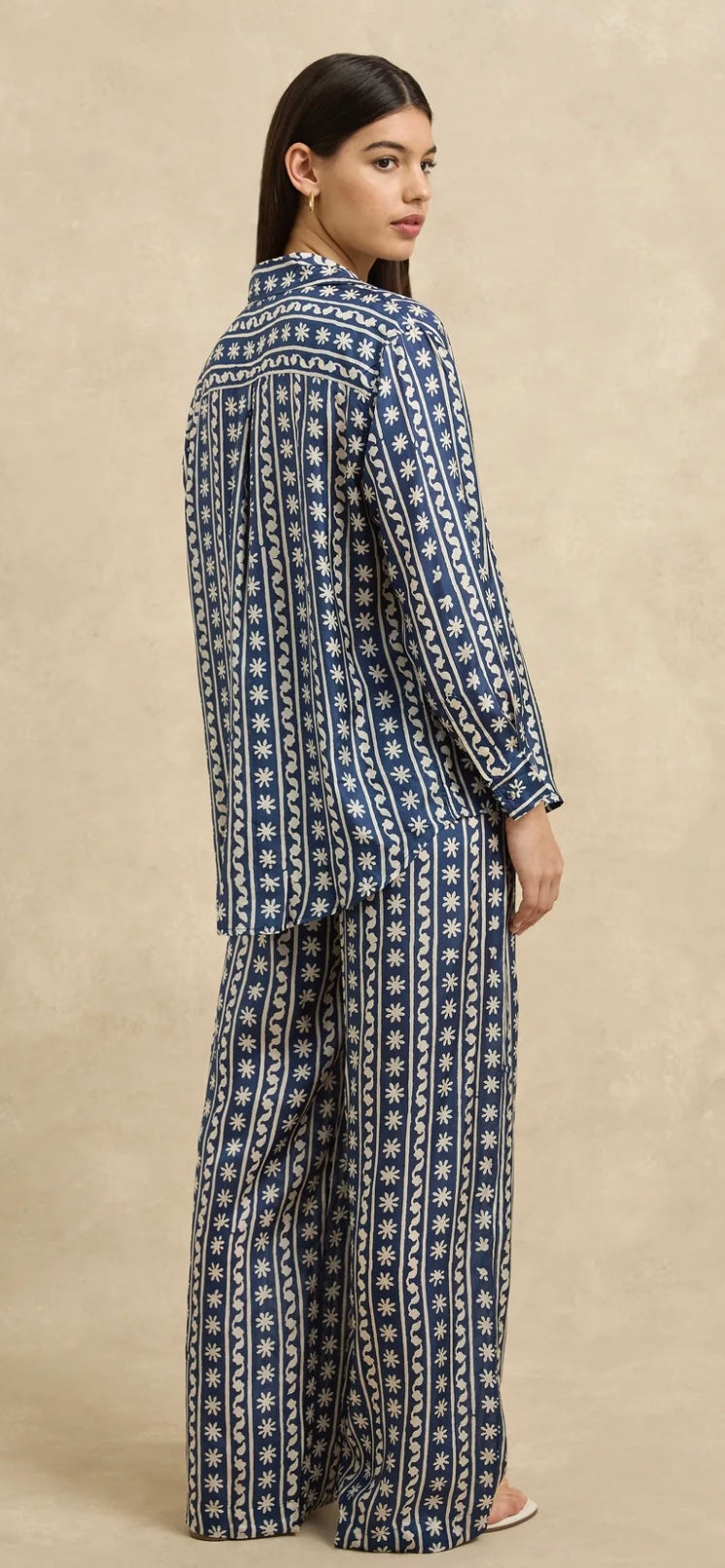 Hannah Stevie Shirt in Wave Wonder