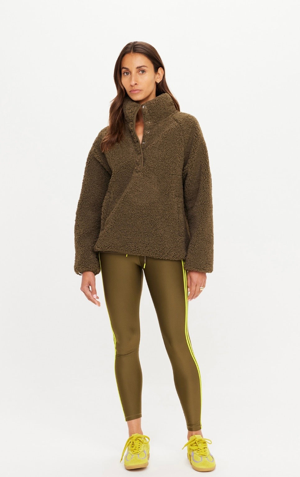 The Upside Harlow Olive Fleece