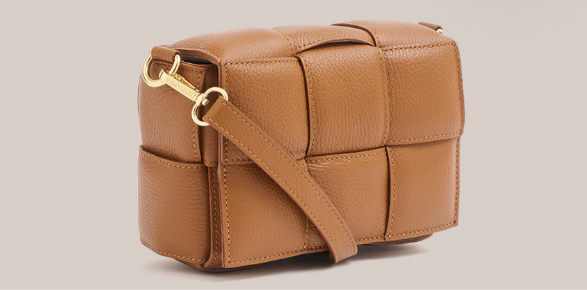 Vestirsi Margot Woven Bag Light Chestnut