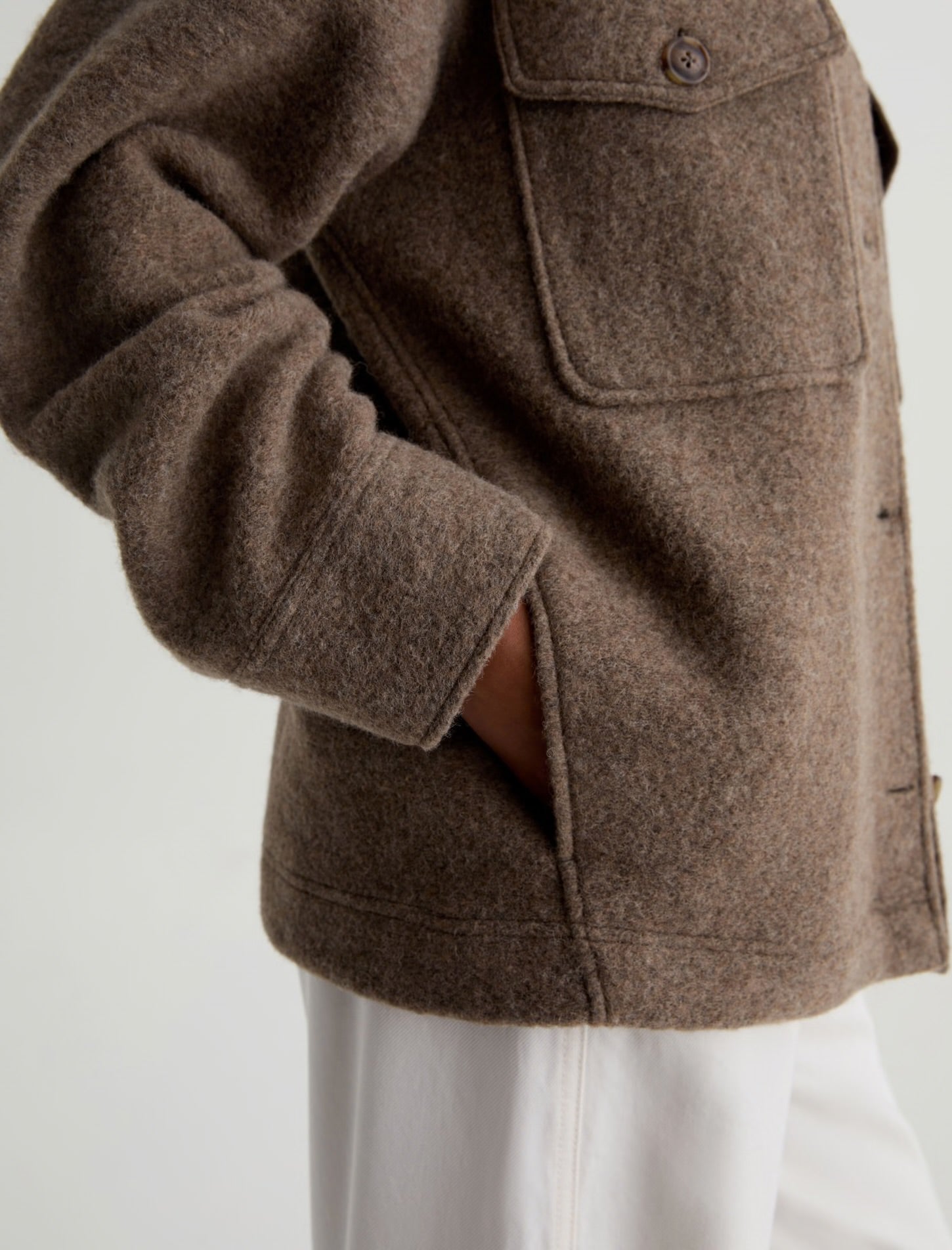 Ag Zola Shirt Jacket - Stone