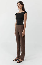 Load image into Gallery viewer, St Agni Organic Cotton Off Shoulder Top Black