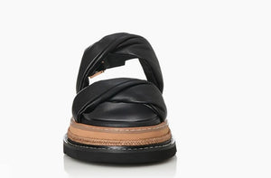 Alias Mae Vee Black Leather Sandals