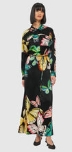 Load image into Gallery viewer, Leo Lin Camila Maxi Skirt - Papillon Print in Black