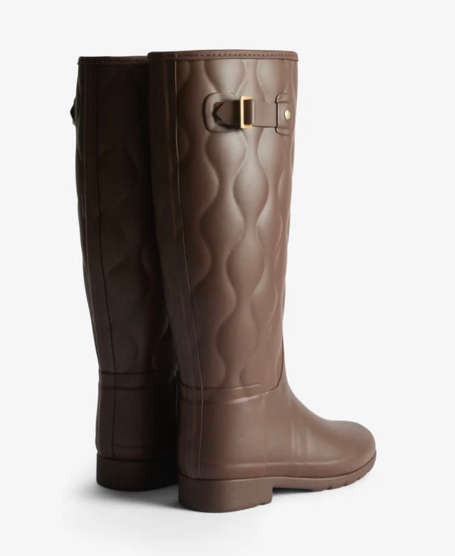 Hunter Refined Tall Onion Quilt Boot