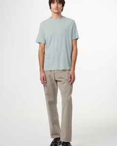 NN07 Clive waffle Knit Tee Steely Blue