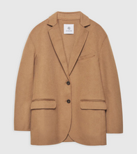 Load image into Gallery viewer, Anine Bing Quinn Blazer Camel - wool cashmere
