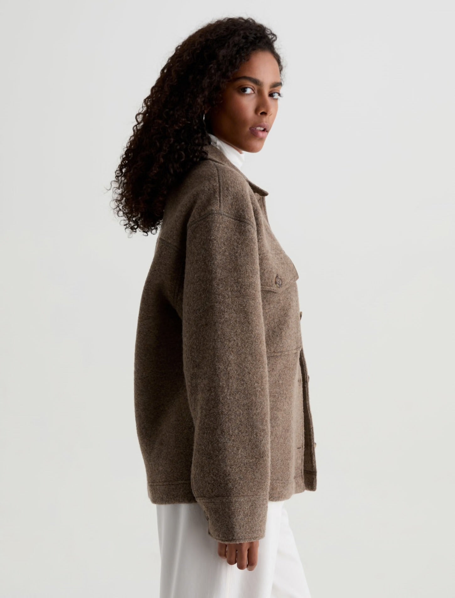 Ag Zola Shirt Jacket - Stone