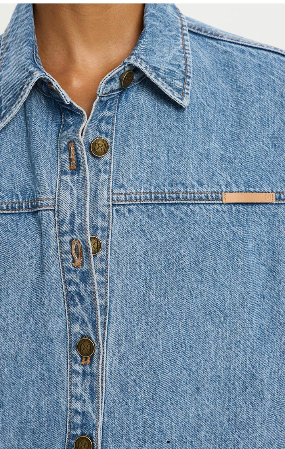 Kivari Marla Denim Mini Dress