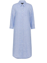 Load image into Gallery viewer, Cable Pure Linen Shirt Dress