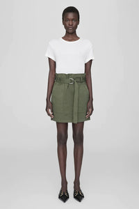Anine Bing  Aveline Skirt Army Green