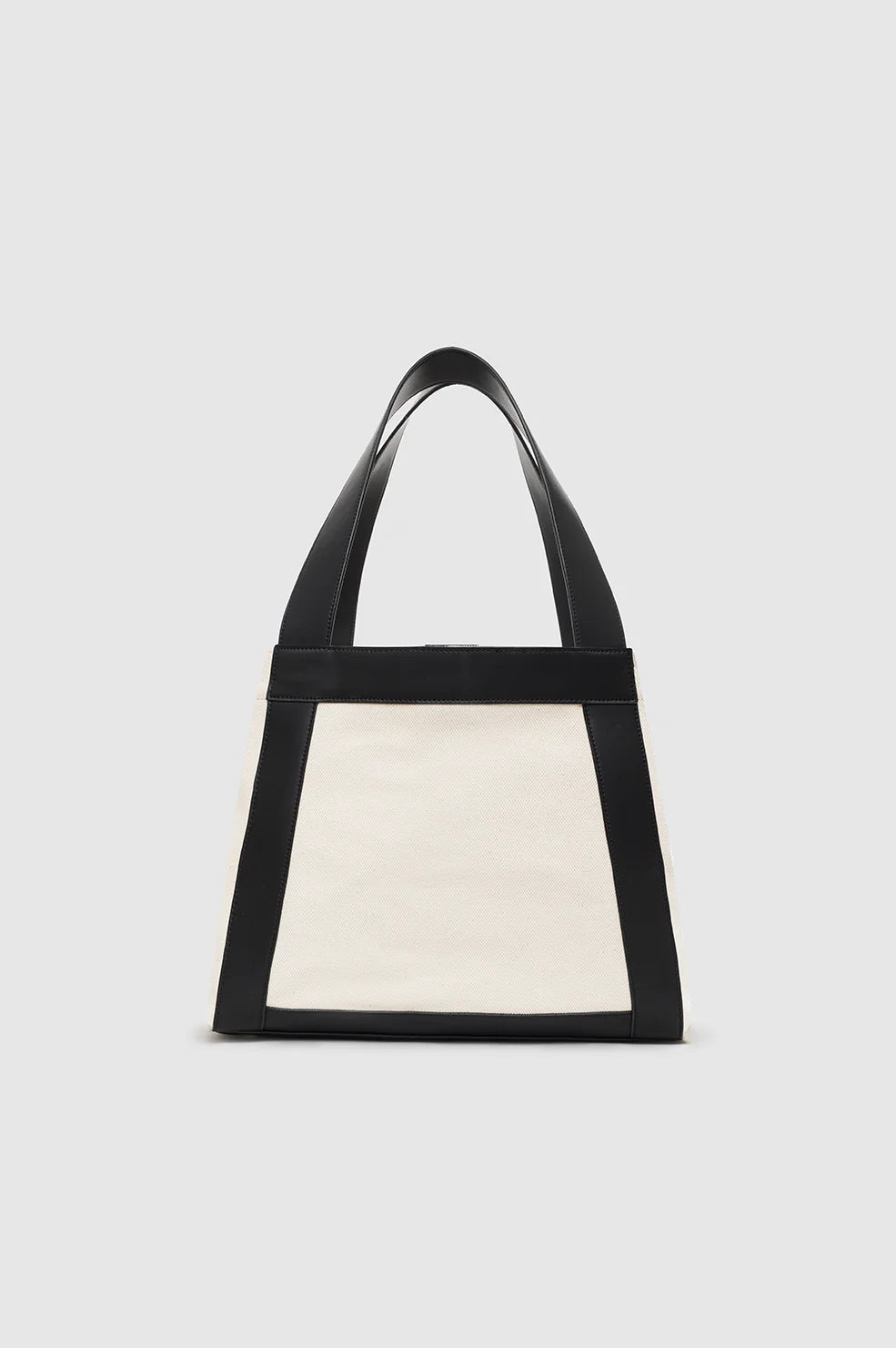 Anine Bing Cara Tote with Black Monogram