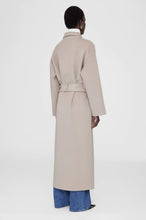 Load image into Gallery viewer, Anine Bing Dylan Maxi Coat Taupe Cashmere Blend