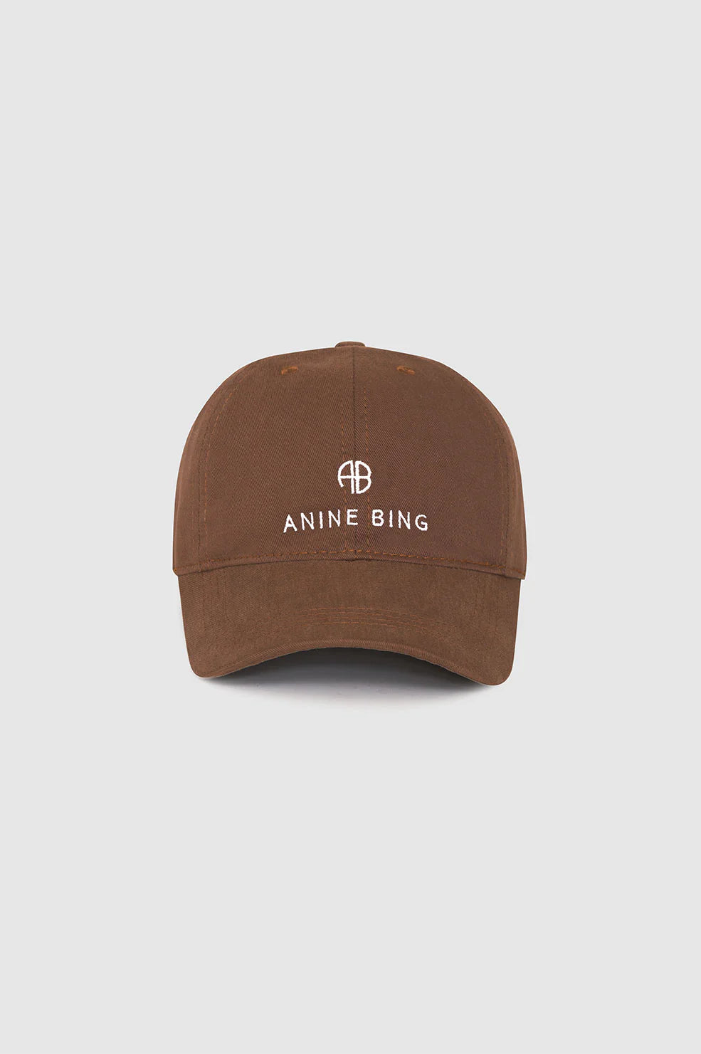 Anine Bing Jeremy Baseball Cap Dark Caramel