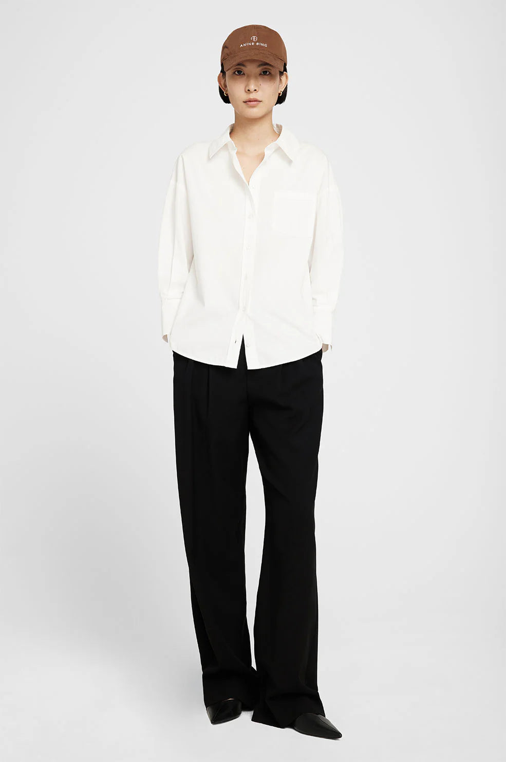 Anine Bing Jeremy Baseball Cap Dark Caramel