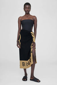 Anine Bing Praia Sarong - Camel and Black