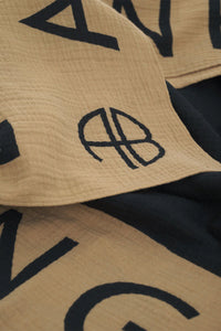 Anine Bing Praia Sarong - Camel and Black