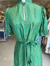 Load image into Gallery viewer, Hannah Oceanus Dress Paisley Green
