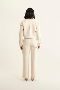 Alessandra Franklin Drill  Top Pebble