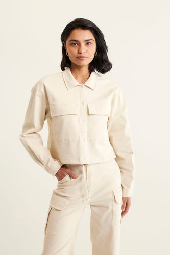 Alessandra Franklin Drill  Top Pebble