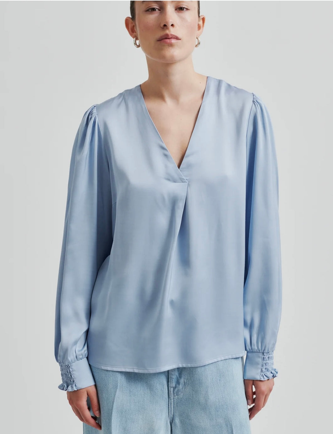 Second Female Barri Blouse Cashmere Blue
