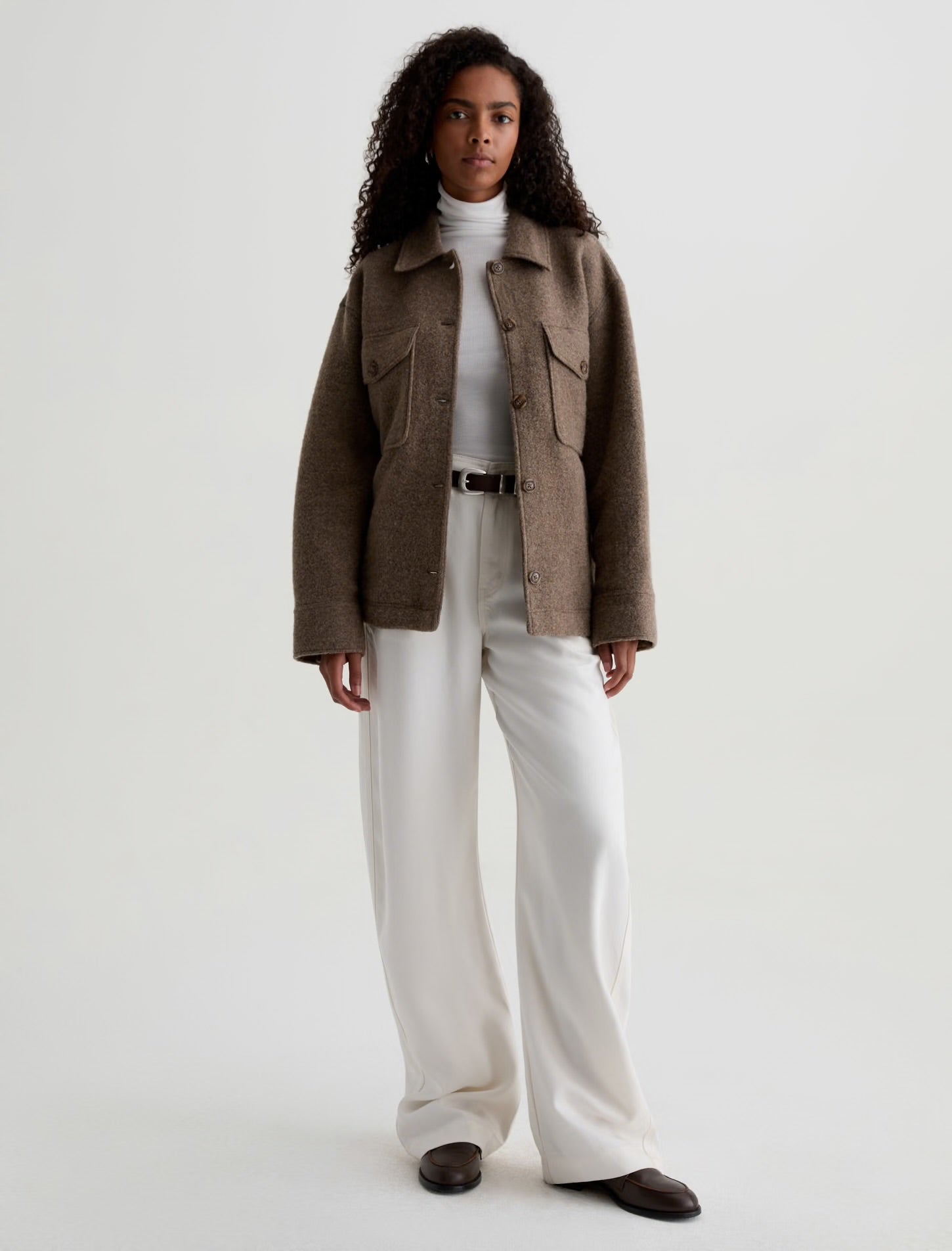 Ag Zola Shirt Jacket - Stone