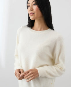 Mia Fratino Cyra Crew in Mongolian Cashmere - Polar