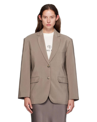 Anine Bing Quinn Blazer Clay