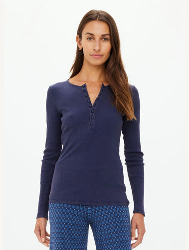 The Upside Ness Ribbed Longsleeve Top Denim