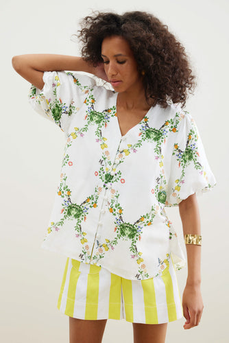 Binny Dahlias Blouse