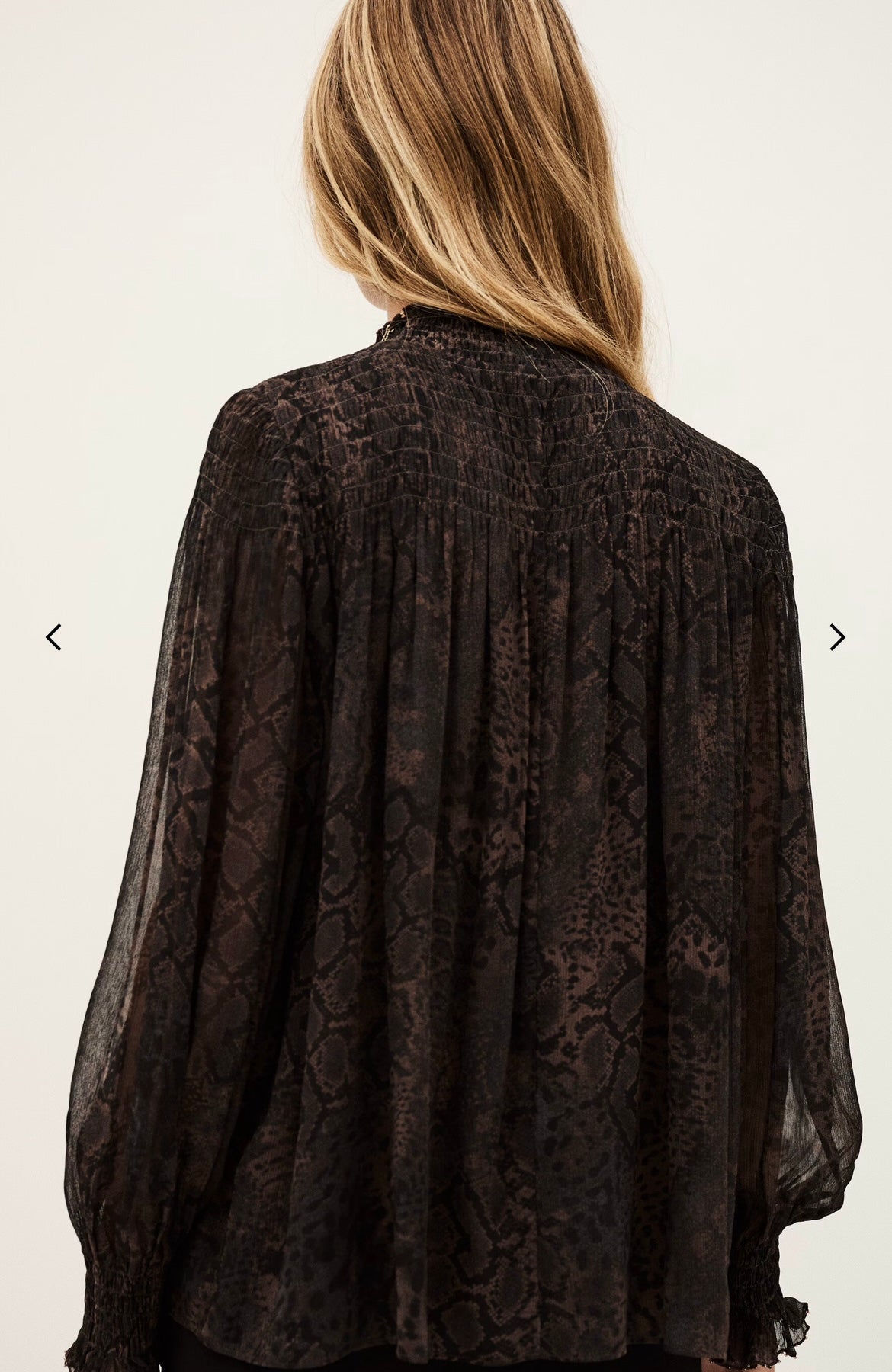 BA&SH Shamy Serpent Shirt