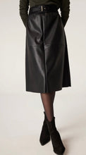 Load image into Gallery viewer, Cable Arlo Vegan Leather skirt Black