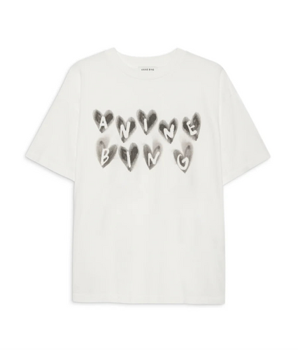 Anine Bing Cade Hearts Tee